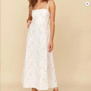 Reformation Starfruit Linen Dress